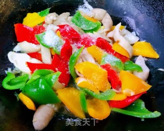 彩椒炒肥肠步骤10