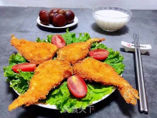 香酥蝴蝶黄花鱼步骤12