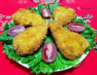 香酥蝴蝶黄花鱼步骤16