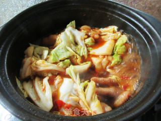 蛋饺大白菜鸡爪煲步骤13 蛋饺大白菜鸡爪煲步骤13