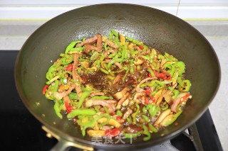 腊肉辣椒炒粉条步骤8