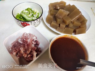 肉末红烧魔芋步骤1 肉末红烧魔芋步骤1