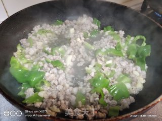 肉末红烧魔芋步骤2 肉末红烧魔芋步骤2