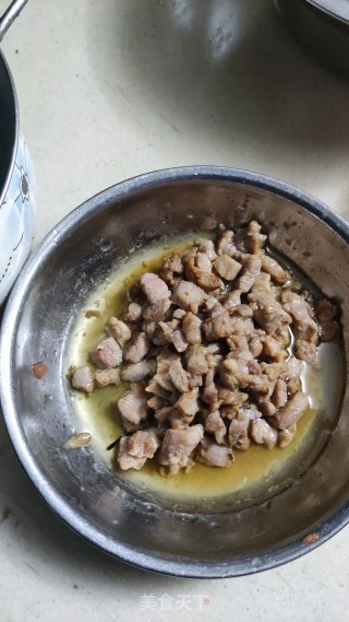 毛豆肉丁步骤3