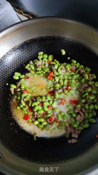 毛豆肉丁步骤8