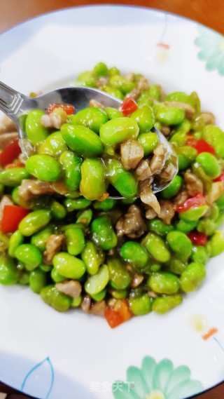 毛豆肉丁步骤9