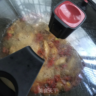 辣皮子炖鸡翅步骤8