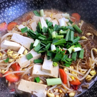 豆腐豆芽炒粉条步骤8