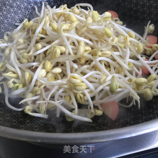 豆腐豆芽炒粉条步骤6