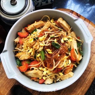 豆腐豆芽炒粉条步骤11