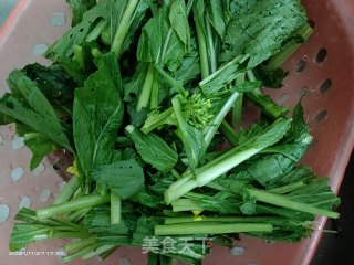 清炒油菜步骤1
