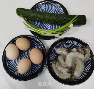金银翡翠虾仁步骤1