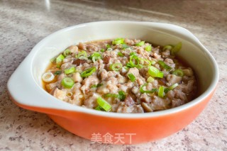 鲜菇鱼滑蒸肉饼  步骤6