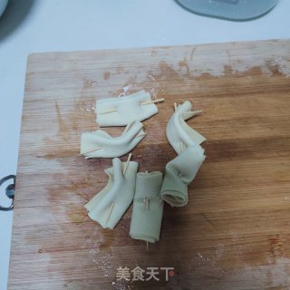 五花肉卤豆皮步骤6
