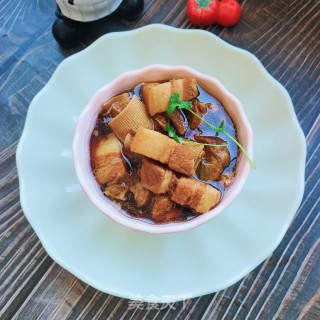 五花肉卤豆皮步骤15