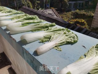 鸡白菜炒肉末（白菜两吃）步骤1
