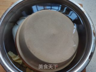 鸡白菜炒肉末（白菜两吃）步骤2