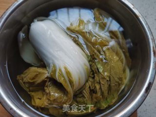 鸡白菜炒肉末（白菜两吃）步骤3