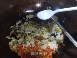 鸡白菜炒肉末（白菜两吃）步骤9
