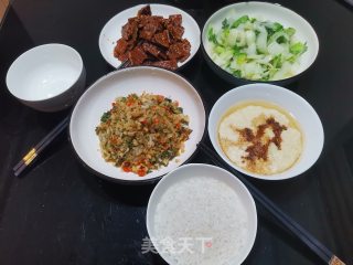 鸡白菜炒肉末（白菜两吃）步骤11