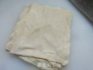 咸菜虾仁馅千张包步骤8