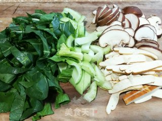 香菇青菜炒豆干步骤2