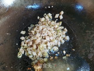 肉末白四季豆炒白辣椒步骤4