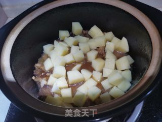 五花肉烧土豆步骤7