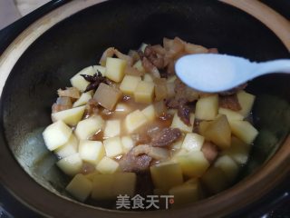 五花肉烧土豆步骤8