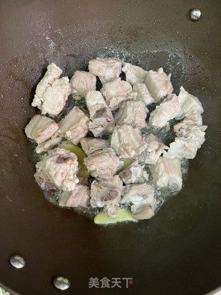 四季豆焖排骨步骤4