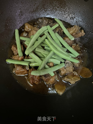 四季豆焖排骨步骤10