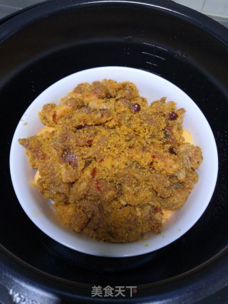 老干妈粉蒸肉步骤9