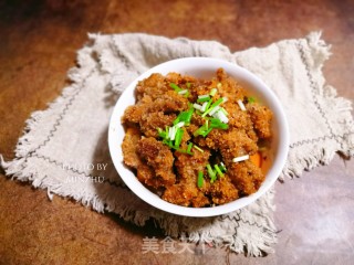 老干妈粉蒸肉步骤10