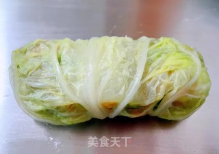 #白菜#鸡肉韭菜白菜卷步骤10