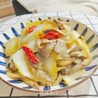 白菜炒蘑菇步骤10