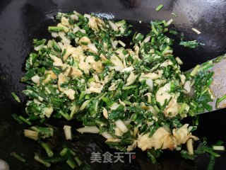 香葱炒鸡蛋步骤3