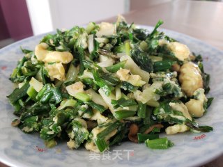 香葱炒鸡蛋步骤5