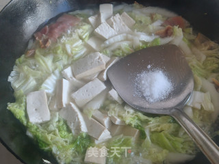 火腿炖白菜豆腐步骤8 火腿炖白菜豆腐步骤8