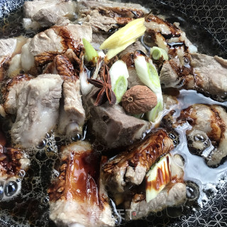 土锅啤酒炖排骨步骤6