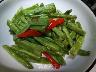 干煸四季豆烧肉步骤4