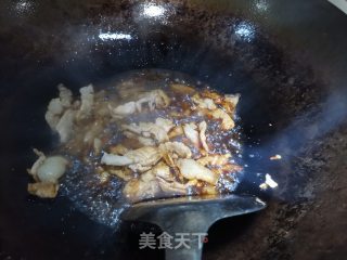干煸四季豆烧肉步骤6