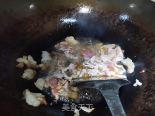 干煸四季豆烧肉步骤5