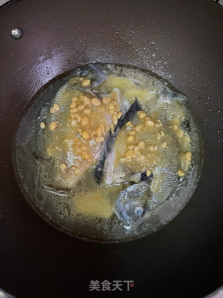 黄豆酱焗太阳鱼步骤7