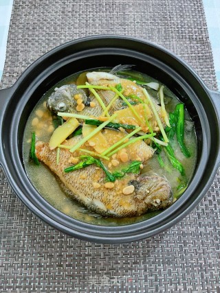 黄豆酱焗太阳鱼步骤11