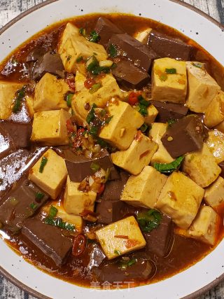 鲜嫩入味鸭血烧豆腐步骤17 鲜嫩入味鸭血烧豆腐步骤17