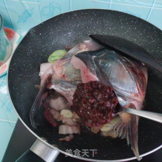 酱烧鱼头步骤8