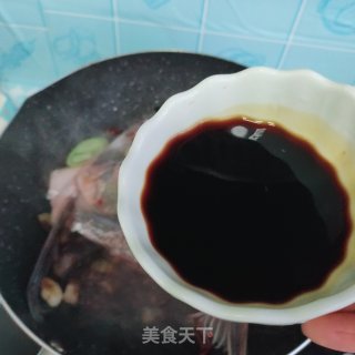 酱烧鱼头步骤9