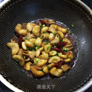肉片炒菱角步骤7 肉片炒菱角步骤7