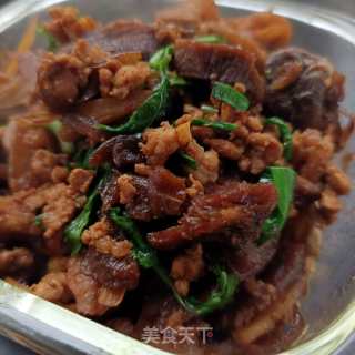 肉末炒蓑衣咸菜步骤13