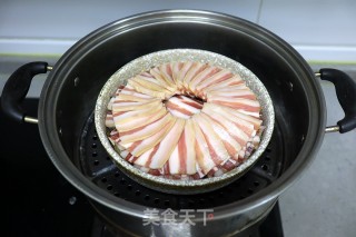 腊肉蒸雪里蕻步骤8